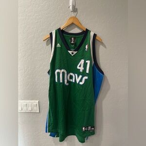 Adidas Dirk Nowitzki Dallas Mavericks‎ Swingman Jersey Size 2XL